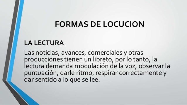 locucion radiofonica